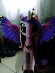 Size: 3120x4160 | Tagged: safe, artist:gabe2252, derpibooru import, edit, princess cadance, alicorn, human, 3d, bedroom, blender, cloud, cloudy, cut in half, edited artwork, edited photo, female, pony on earth, shadow, solo