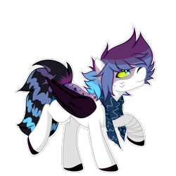 Size: 2000x2000 | Tagged: safe, artist:takan0, derpibooru import, oc, pegasus, pony, colored wings, high res, male, simple background, solo, stallion, transparent background, wings