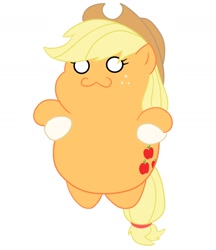 Size: 1280x1480 | Tagged: safe, artist:iroenpitu_nico, derpibooru import, applejack, earth pony, pony, :3, digital art, solo