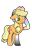 Size: 165x256 | Tagged: safe, artist:icey-wicey-1517, artist:kb-gamerartist, color edit, derpibooru import, edit, applejack, earth pony, pony, collaboration, applejack's hat, clothes, colored, cowboy hat, female, hat, homoflexible, homoflexible pride flag, mare, pride, pride flag, rainbow socks, raised hoof, simple background, socks, solo, striped socks, transparent background