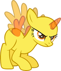 Size: 1025x1204 | Tagged: safe, artist:pegasski, derpibooru import, oc, oc only, alicorn, pony, newbie dash, alicorn oc, bald, base, eyelashes, horn, scowl, simple background, solo, transparent background, two toned wings, wings