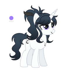 Size: 1597x1653 | Tagged: safe, artist:darbypop1, derpibooru import, oc, oc:raven, pony, unicorn, female, jewelry, mare, necklace, simple background, solo, transparent background