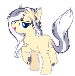 Size: 1372x1397 | Tagged: safe, artist:twinklecometyt, derpibooru import, hybrid, female, magical gay spawn, offspring, parent:capper dapperpaws, parent:double diamond, simple background, solo, transparent background