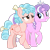 Size: 1024x1024 | Tagged: safe, artist:emeraldblast63, derpibooru import, cozy glow, diamond tiara, pegasus, pony, the last problem, a better ending for cozy, alternate universe, cozybetes, cute, good end, older, older cozy glow, older diamond tiara, simple background, transparent background