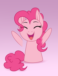 Size: 2655x3500 | Tagged: safe, artist:starshade, derpibooru import, pinkie pie, earth pony, pony, chibi, cute, diapinkes, eyes closed, female, mare, open mouth, solo