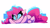 Size: 3400x1881 | Tagged: safe, artist:nekosnicker, derpibooru import, pinkie pie, earth pony, pony, :>, cute, diapinkes, female, mare, prone, simple background, solo, white background