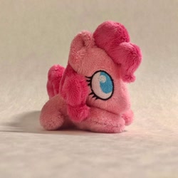 Size: 2048x2048 | Tagged: safe, artist:sew_adorkable, derpibooru import, pinkie pie, earth pony, pony, plushie, smol, solo