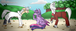 Size: 1800x750 | Tagged: safe, artist:mikomiichu, derpibooru import, twilight sparkle, twilight sparkle (alicorn), oc, alicorn, pony