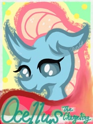 Size: 768x1024 | Tagged: safe, artist:metabot071, derpibooru import, ocellus, changeling, cute, diaocelles, digital art, solo