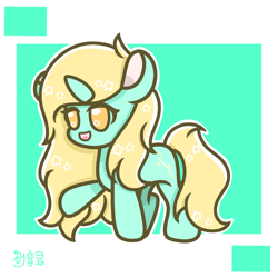 Size: 1500x1500 | Tagged: safe, artist:音灵, derpibooru import, oc, oc only, oc:rain string, oc:雨瑟琴弦, pony, unicorn, female, horn, mare, simple background, solo, unicorn oc