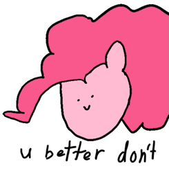 Size: 801x818 | Tagged: safe, artist:2merr, pinkie pie, earth pony, pony, /mlp/, 4chan, female, mare, reaction image, smiling, solo, stylistic suck, white background