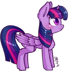 Size: 500x500 | Tagged: safe, alternate version, artist:dsp2003, part of a set, twilight sparkle, twilight sparkle (alicorn), alicorn, pony, 2018, 8 angles of pony collaboration, blushing, cute, female, mare, signature, simple background, transparent background
