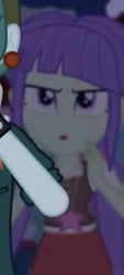 Size: 213x470 | Tagged: safe, derpibooru import, screencap, starlight, equestria girls, rainbow rocks, booing, cropped, needs more jpeg