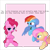 Size: 2304x2308 | Tagged: safe, artist:vultraz, derpibooru import, fluttershy, pinkie pie, rainbow dash, earth pony, pegasus, pony, /mlp/, 4chan, angry, bored, caption, colored, drawthread, image macro, requested art, silly, simple background, text, turtle brownies