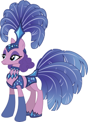 Size: 2847x3934 | Tagged: safe, artist:nightdragon09, derpibooru import, sapphire sequins, earth pony, pony, viva las pegasus, background pony, showgirl, simple background, solo, transparent background, vector