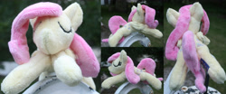 Size: 4802x2000 | Tagged: safe, artist:bastler, derpibooru import, fluttershy, pegasus, pony, eyes closed, female, irl, mare, photo, plushie, sleeping, solo