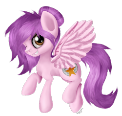 Size: 1226x1164 | Tagged: safe, artist:agussska, derpibooru import, oc, oc only, oc:golden fly, pegasus, pegasus oc, simple background, solo, transparent background, wings