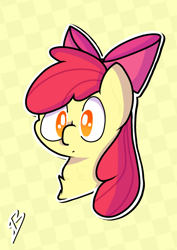 Size: 540x764 | Tagged: safe, artist:bolterblaze, derpibooru import, apple bloom, earth pony, pony, female, filly