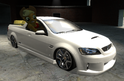 Size: 718x470 | Tagged: safe, artist:didgereethebrony, derpibooru import, applejack, earth pony, pony, 3d, gmod, holden, holden ute, solo, ute