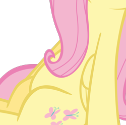 Size: 3751x3719 | Tagged: safe, artist:tardifice, derpibooru import, edit, fluttershy, pegasus, pony, tanks for the memories, belly, cropped, high res, pictures of bellies, simple background, sitting, solo, transparent background, vector, vector edit