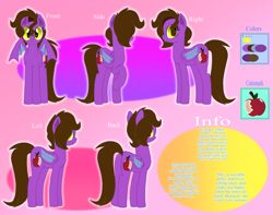 Size: 9000x7100 | Tagged: safe, artist:pokemonfan111, derpibooru import, oc, bat pony, cute, digital art, female, information, reference sheet