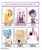 Size: 1004x1200 | Tagged: dead source, safe, derpibooru import, applejack, anthro, cat, earth pony, human, pony, anthro with ponies, blushing, bubbles (powerpuff girls), bust, clothes, crossover, danganronpa, eyes closed, female, gumball watterson, hat, kyoko kirigiri, mangle, mare, raised hoof, six fanarts, smiling, the amazing world of gumball, the powerpuff girls, upside down, zizzy