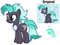 Size: 4500x3375 | Tagged: safe, artist:avatarmicheru, derpibooru import, oc, oc:sea green swift, pegasus, pony, female, high res, mare, reference sheet, simple background, solo, transparent background, two toned wings, wings