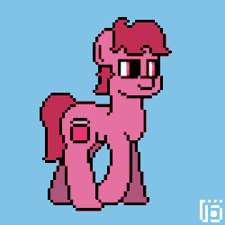Size: 640x640 | Tagged: safe, artist:vohd, derpibooru import, oc, earth pony, pony, animated, frame by frame, pixel art, simple background, solo, walking