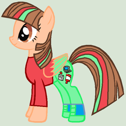 Size: 540x542 | Tagged: safe, derpibooru import, oc, oc only, oc:firefly solstice, pegasus, pony, base used, female, green background, mare, simple background, solo