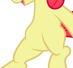 Size: 2852x2672 | Tagged: safe, artist:floppychiptunes, derpibooru import, edit, apple bloom, the show stoppers, belly, bipedal, cropped, featureless crotch, high res, pictures of bellies, simple background, solo, transparent background, vector, vector edit