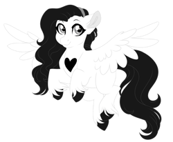 Size: 1024x844 | Tagged: safe, artist:azure-art-wave, derpibooru import, oc, oc:brittle heart, pegasus, pony, female, mare, simple background, solo, transparent background