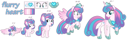 Size: 6984x2196 | Tagged: safe, artist:whiteplumage233, derpibooru import, princess flurry heart, pony, age progression, baby, baby pony, female, filly, high res, older, older flurry heart, simple background, teenager, transparent background