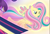 Size: 692x470 | Tagged: safe, derpibooru import, screencap, fluttershy, pegasus, pony, twilight's kingdom, cropped, floating, glow, rainbow power, rainbow power-ified, smiling, solo