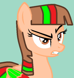 Size: 420x443 | Tagged: safe, artist:twidashfan1234, derpibooru import, oc, oc only, oc:firefly solstice, pegasus, angry, base used, not amused face, solo