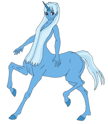 Size: 754x866 | Tagged: safe, artist:cdproductions66, derpibooru import, trixie, centaur, cursed image, godiva hair, simple background, solo, strategically covered, transparent background