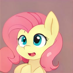 Size: 1024x1024 | Tagged: safe, artist:thisponydoesnotexist, derpibooru import, neural network, not fluttershy, simple background