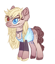 Size: 1280x1494 | Tagged: safe, artist:liannell, derpibooru import, oc, earth pony, pony, clothes, female, mare, shirt, simple background, solo, transparent background