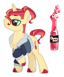 Size: 1191x1442 | Tagged: safe, artist:owl-clockwork, derpibooru import, oc, oc:cherry pop, pony, unicorn, clothes, hoodie, male, simple background, solo, stallion, transparent background