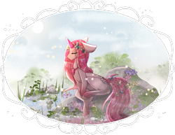 Size: 925x715 | Tagged: safe, artist:shiroikitten, derpibooru import, oc, original species, pond pony, pony, female, mare, solo