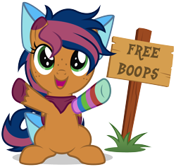 Size: 2104x1983 | Tagged: safe, artist:lightning stripe, derpibooru exclusive, derpibooru import, oc, oc only, oc:solar comet, pegasus, pony, arms wide open, bandana, bow, bowtie, clothes, colt, commission, cute, foal, freckles, free boops, grass, green eyes, hair bow, male, messy mane, ocbetes, orange coat, pegasus oc, show accurate, sign, simple background, sitting, sock, solo, striped socks, tail bow, transparent background, two toned mane, two toned tail, two toned wings, vector, wings, writing