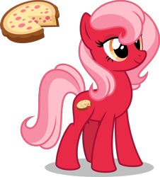 Size: 3612x4000 | Tagged: safe, artist:orin331, derpibooru exclusive, derpibooru import, oc, oc:cherry custard, earth pony, fanfic:unchanging love, disguise, disguised changeling, simple background, transparent background, vector