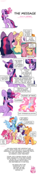 Size: 2700x12420 | Tagged: safe, artist:marmaco, derpibooru import, applejack, fluttershy, pinkie pie, rainbow dash, rarity, twilight sparkle, earth pony, pegasus, pony, unicorn, artist is a duck, mane six, misandry, mouthpiece, sexism, social justice warrior, translation, vulgar