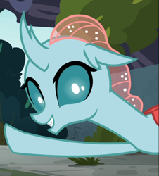 Size: 770x851 | Tagged: safe, derpibooru import, screencap, ocellus, school daze, cropped, cute, diaocelles, pointing, smiling, solo