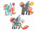 Size: 4500x4000 | Tagged: safe, artist:crazysketch101, derpibooru import, oc, oc only, oc:alice looncrest, oc:crazy looncrest, oc:odd looncrest, pegasus, pony, simple background, transparent background