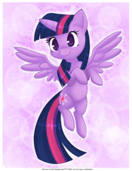 Size: 800x1033 | Tagged: safe, artist:luna777, derpibooru import, twilight sparkle, twilight sparkle (alicorn), alicorn, pony, cute, female, mare, solo, spread wings, twiabetes, wings