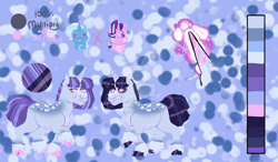 Size: 1280x750 | Tagged: safe, artist:11quixotic11, derpibooru import, starlight glimmer, trixie, oc, pony, unicorn, female, lesbian, magical lesbian spawn, offspring, parent:starlight glimmer, parent:trixie, parents:startrix, shipping, startrix