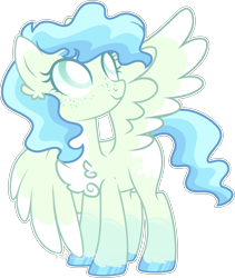 Size: 1960x2320 | Tagged: safe, artist:kurosawakuro, derpibooru import, oc, pegasus, pony, colored wings, colored wingtips, female, mare, offspring, parent:sky stinger, parent:vapor trail, parents:vaporsky, simple background, solo, transparent background