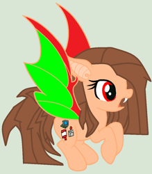 Size: 858x980 | Tagged: safe, artist:twidashfan, derpibooru import, oc, oc only, oc:firefly solstice, bat, bat pony, human, pegasus, base used, form, humanized, solo