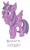 Size: 645x1059 | Tagged: safe, artist:cmara, derpibooru import, twilight sparkle, twilight sparkle (alicorn), alicorn, pony, concerned, female, mare, simple background, solo, traditional art, white background