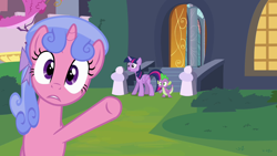 Size: 1280x720 | Tagged: safe, derpibooru import, screencap, royal ribbon, spike, twilight sparkle, twilight sparkle (alicorn), alicorn, dragon, pony, unicorn, princess twilight sparkle (episode), female, mare